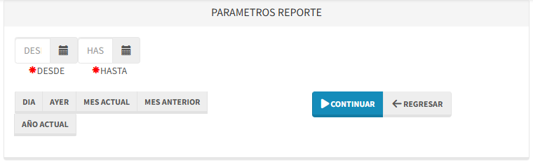 Impresión notas de venta – parámetros